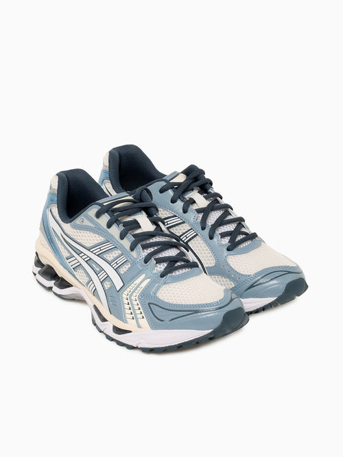 Gelkayano 14 Cream Indigo leather Mesh Blue / 8 / M