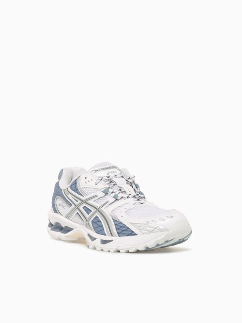 Gel Nimbus 10.1 White Slate blue leather White / 4 / M