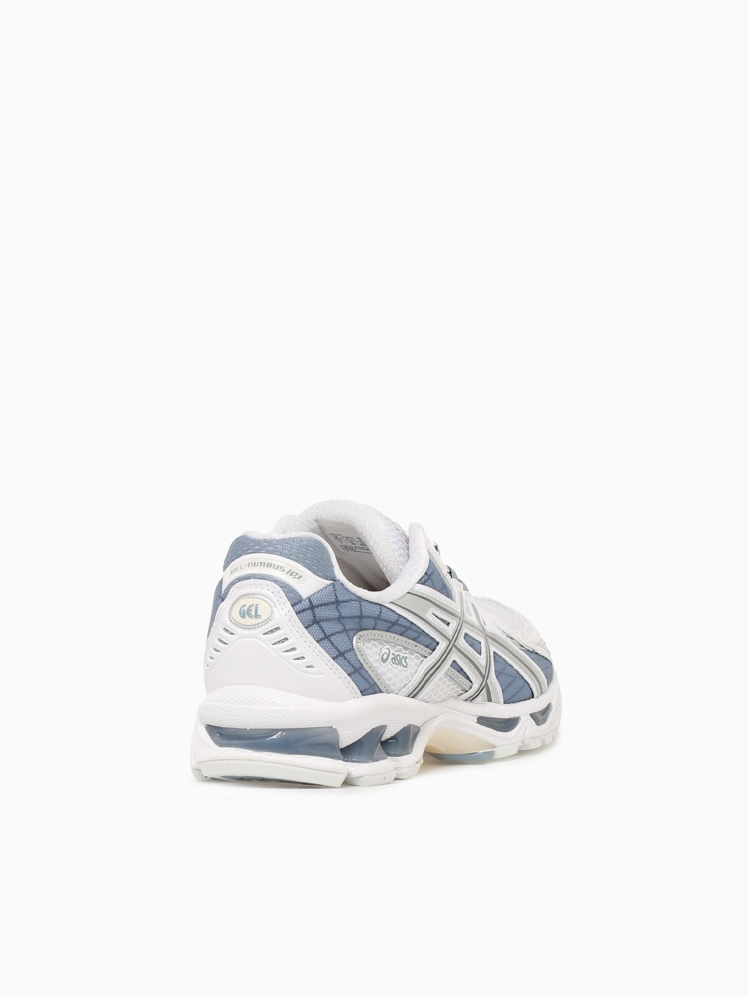 Gel Nimbus 10.1 White Slate blue leather White / 4 / M