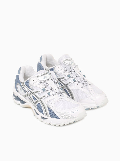 Gel Nimbus 10.1 White Slate blue leather White / 4 / M