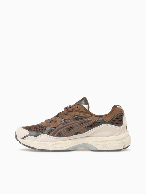 Gelnyc Brown Black coffee suede Mesh Brown / 8 / M