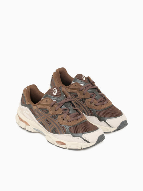 Gelnyc Brown Black coffee suede Mesh Brown / 8 / M