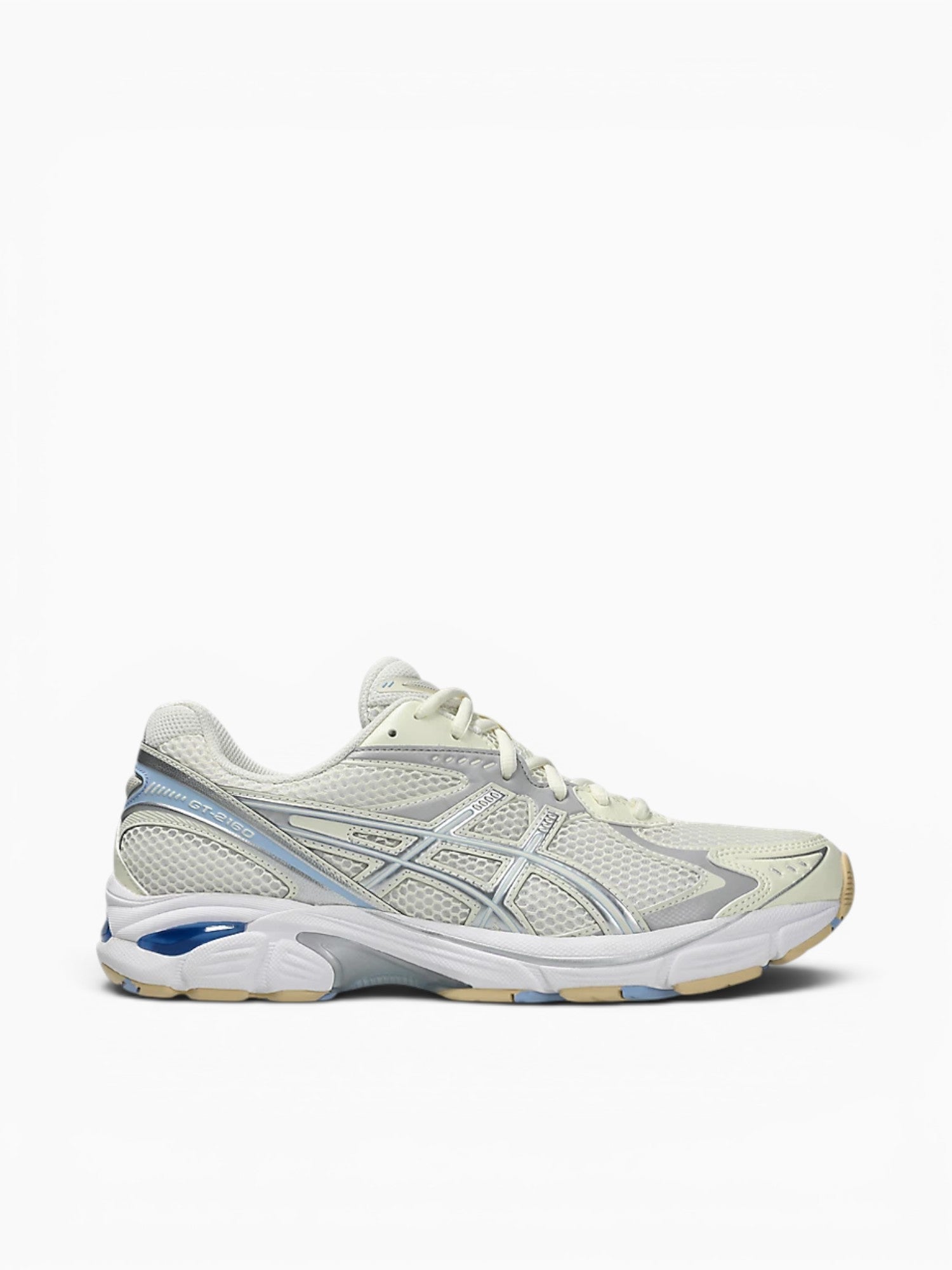 Gt2160 Ivory Silver leather Mesh Off White / 4 / M