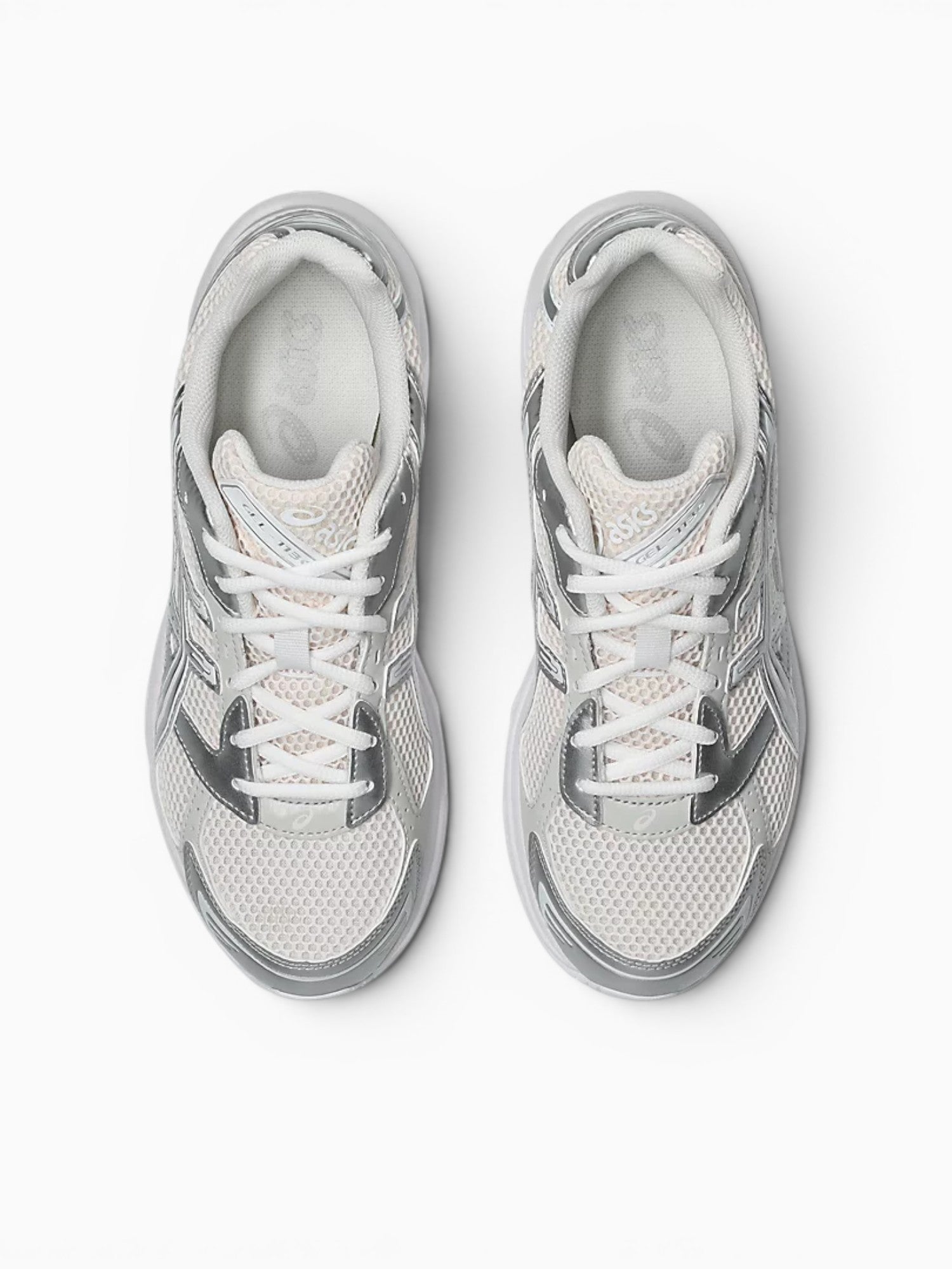 Gel1130 Blush Silver leather Mesh Silver / 4 / M