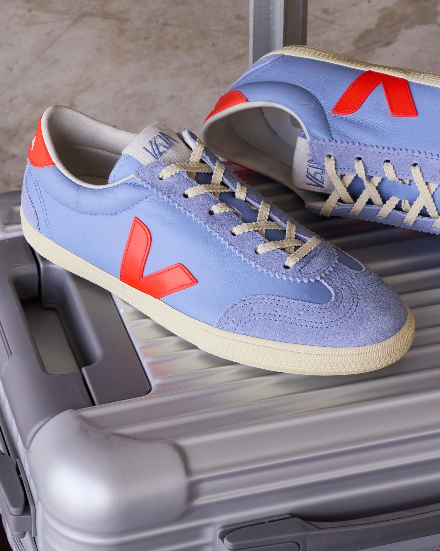 Volley Lt Blue Olympe O.t Leather