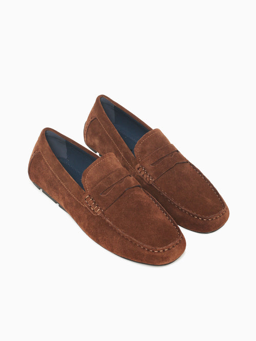Isaac Tobacco Cow Suede Brown / 7 / M