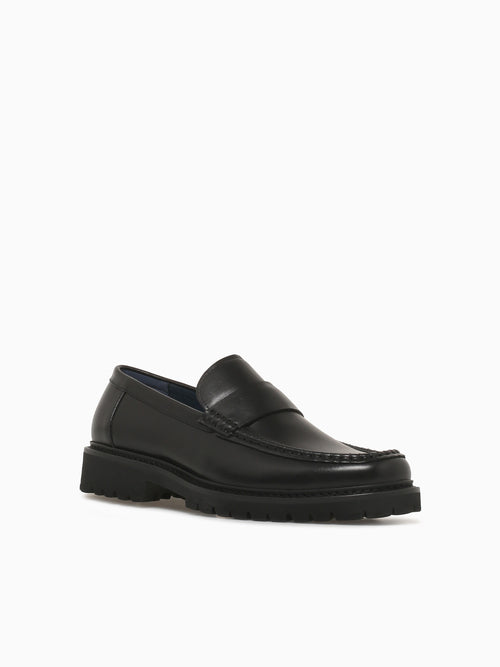 Theodore Black Brushed Claf Leather Black / 7 / M