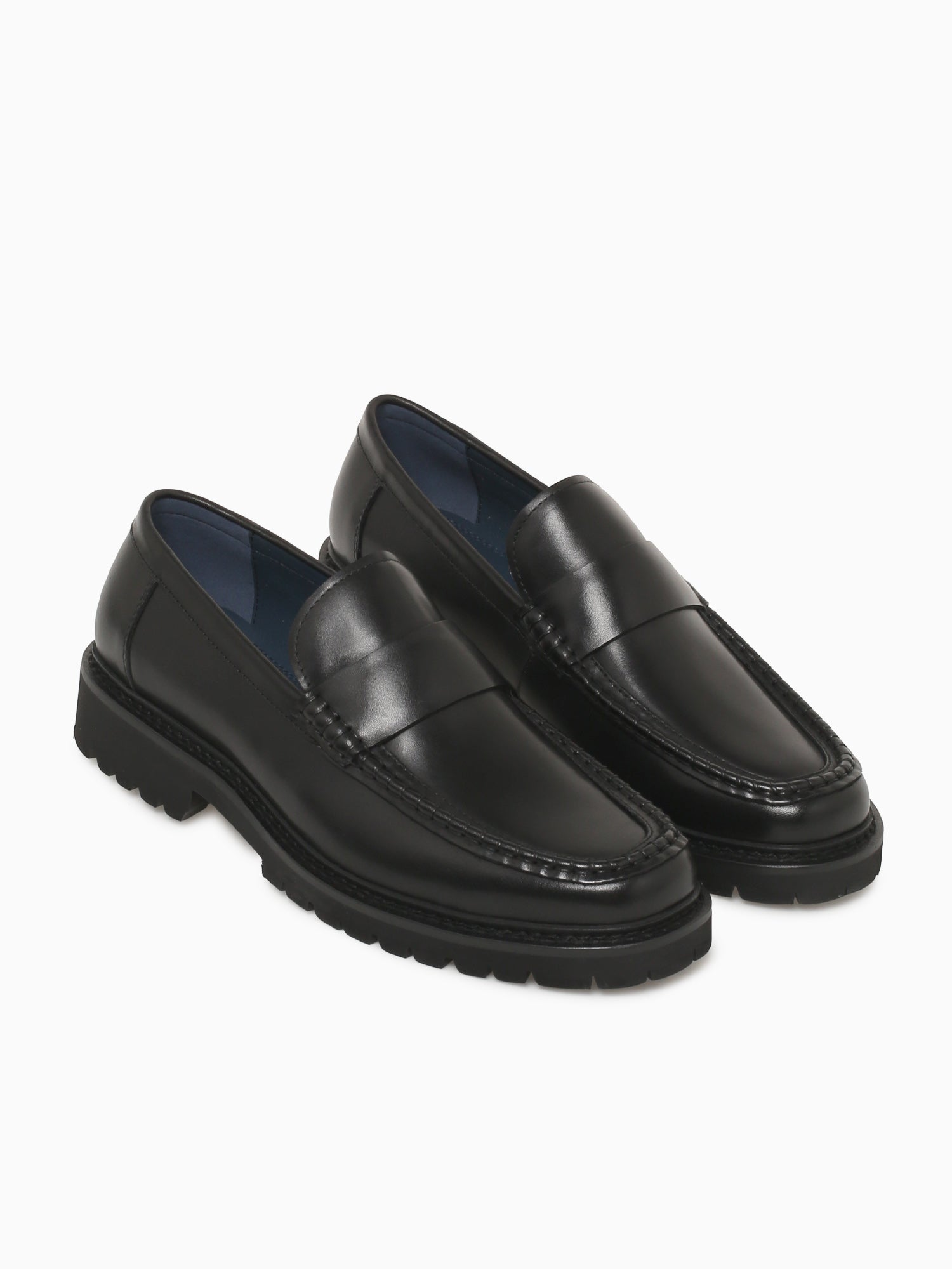 Theodore Black Brushed Claf Leather Black / 7 / M