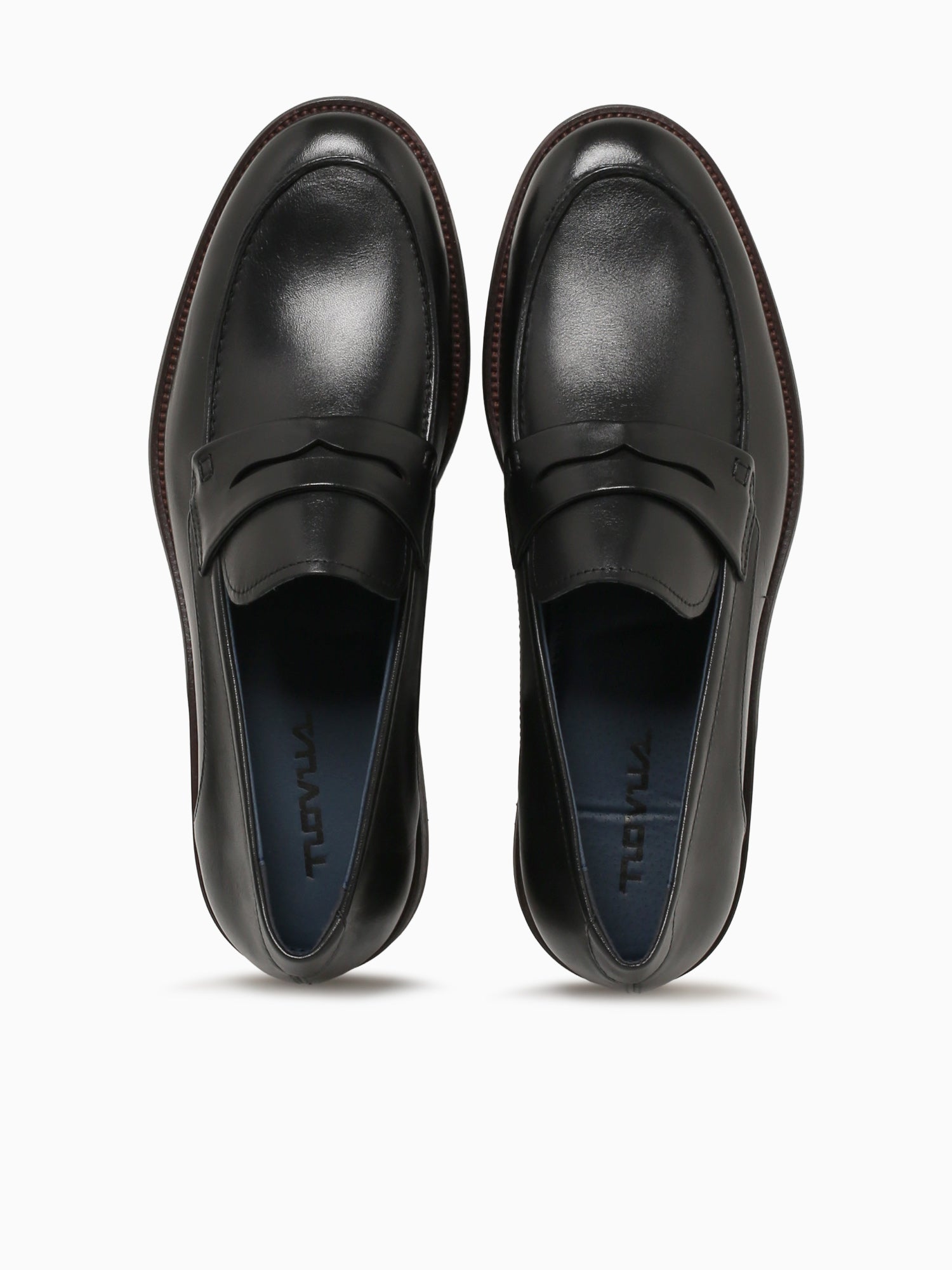 Constantine Black Brushed Calf Leather Black / 7 / M