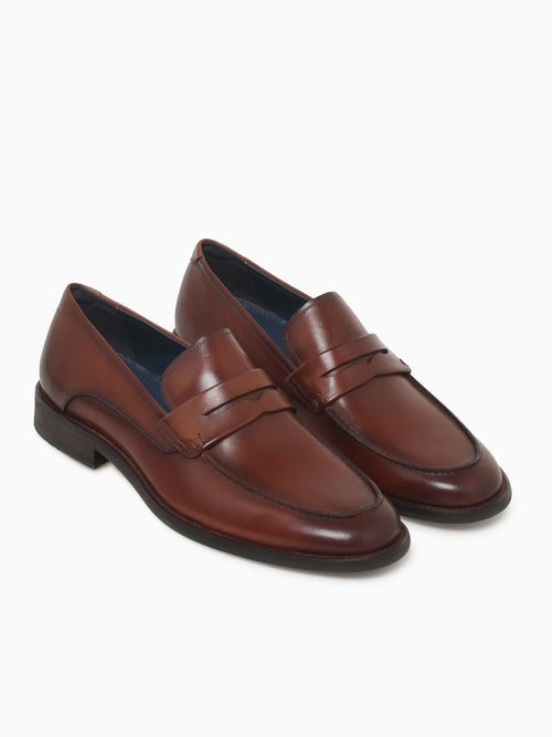 Constantine Tan Brushed Calf Leather Tan / 7 / M