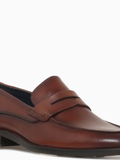 Constantine Tan Brushed Calf Leather Tan / 7 / M