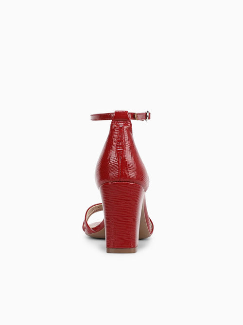 Heidi Red Textured Red / 5 / M