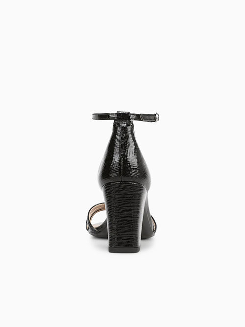 Heidi Black Textured Black / 5 / M