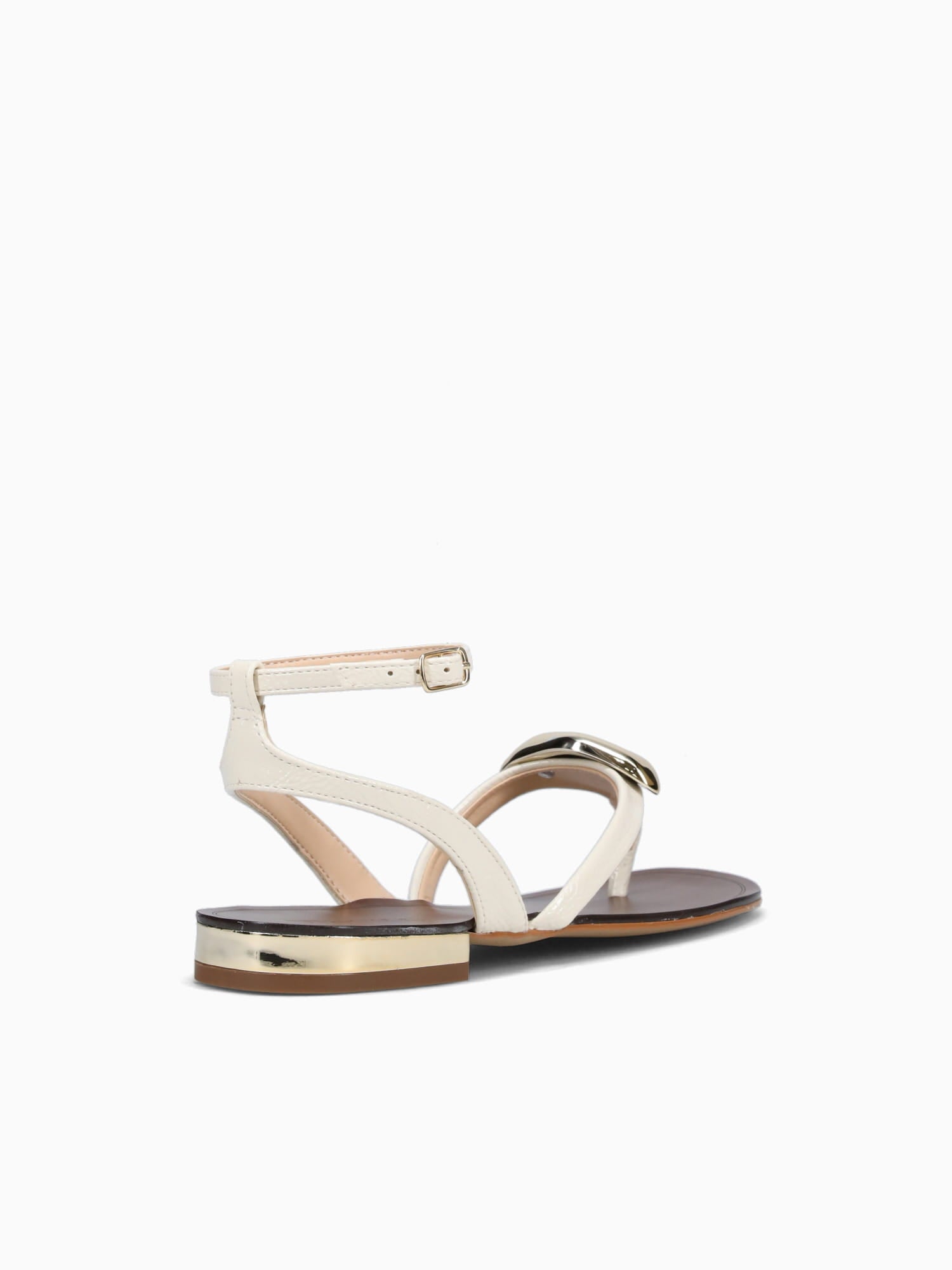 Gwenda Off White Verniz Glossy Leather Off White / 5 / M