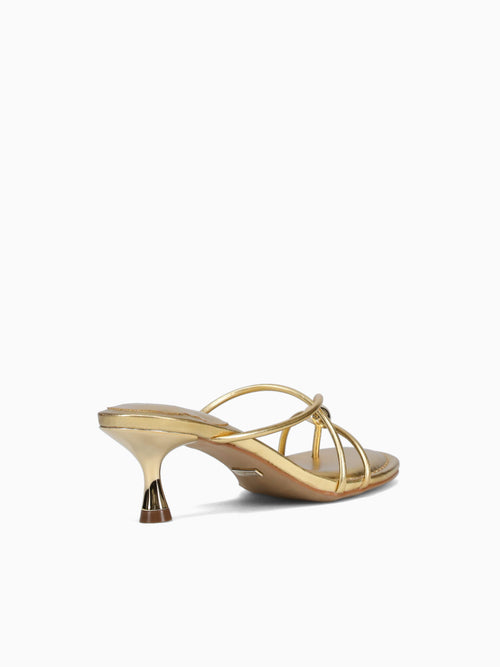 Sylvia Ouro Metal Bala Leather Gold / 5 / M
