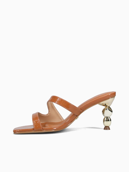 Bess Chestnut Verniz Glossy Tan / 5 / M