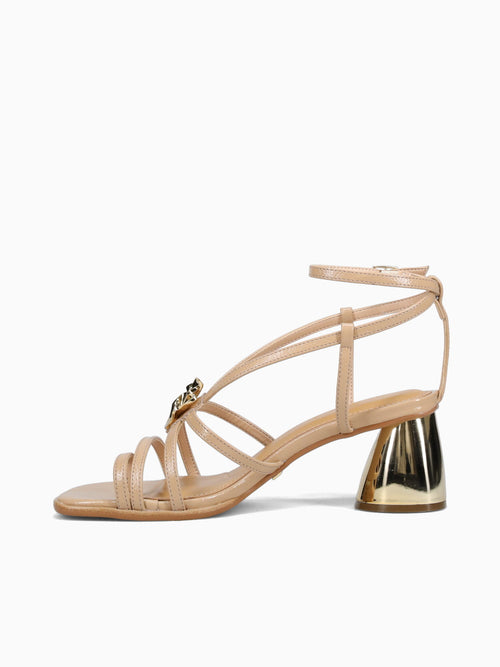 Cecilia Light Tan Verniz Glossy Tan / 5 / M