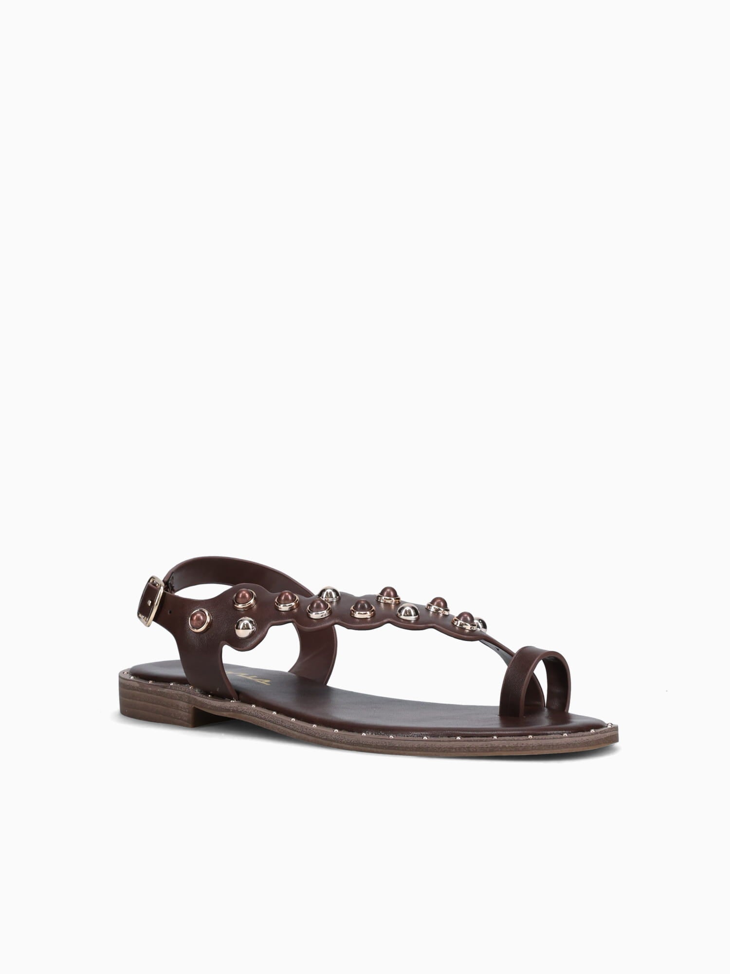 Alaia Brown Smooth Brown / 5 / M