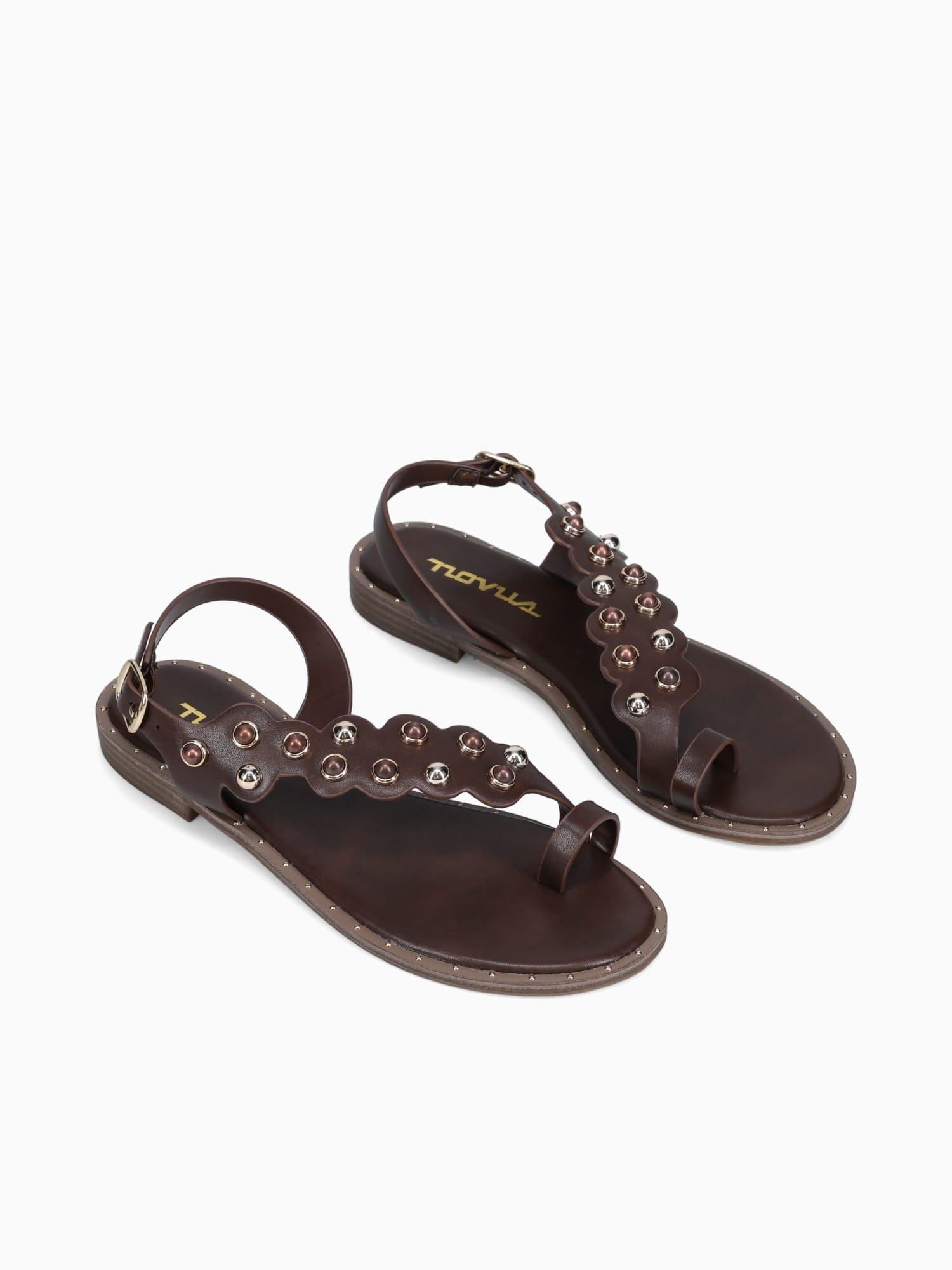 Alaia Brown Smooth Brown / 5 / M