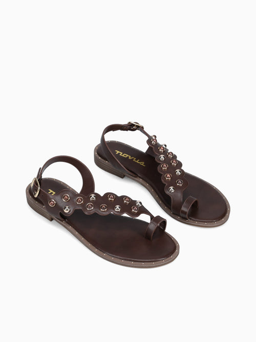 Alaia Brown Smooth Brown / 5 / M