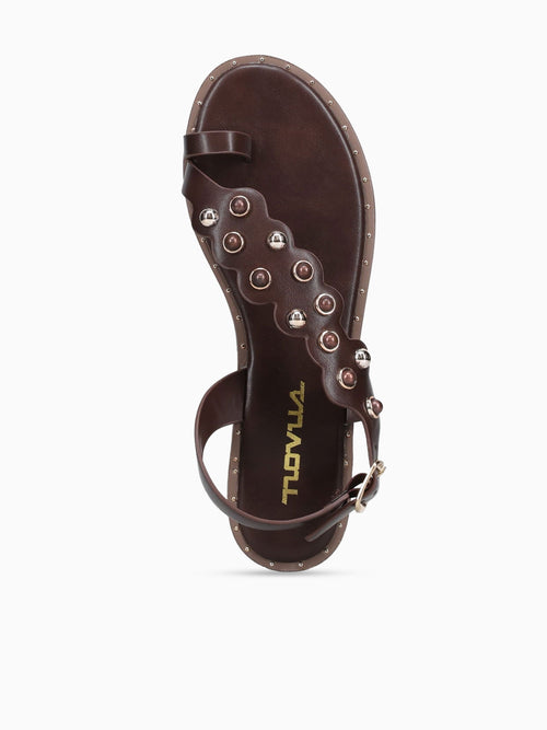 Alaia Brown Smooth Brown / 5 / M