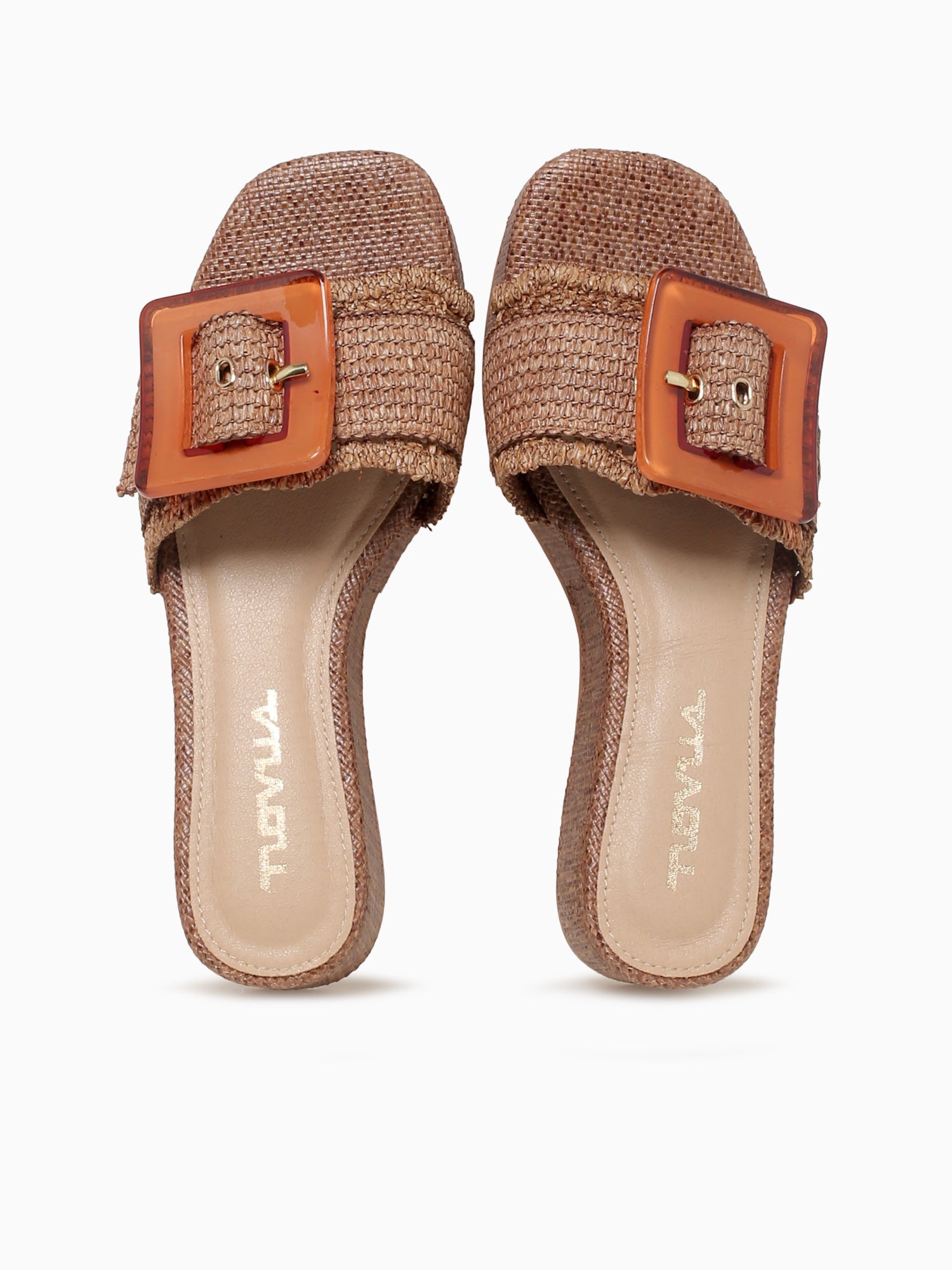 Kailin Brown Raffia Brown / 5 / M