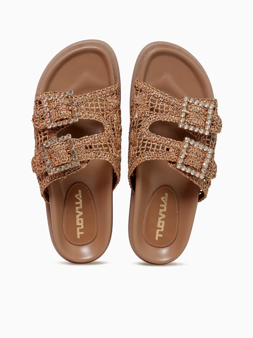 Karin Brown Weave Brown / 5 / M