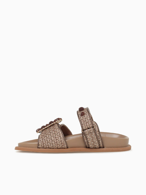 Kailis Brown Raffia Brown / 5 / M
