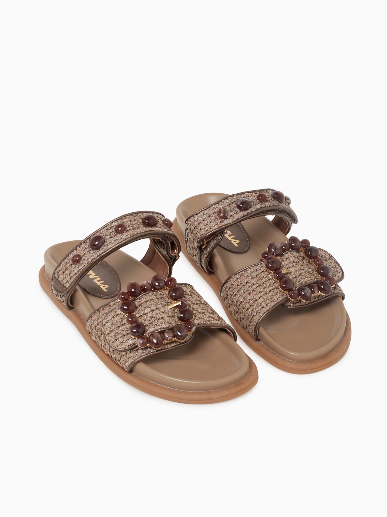 Kailis Brown Raffia Brown / 5 / M