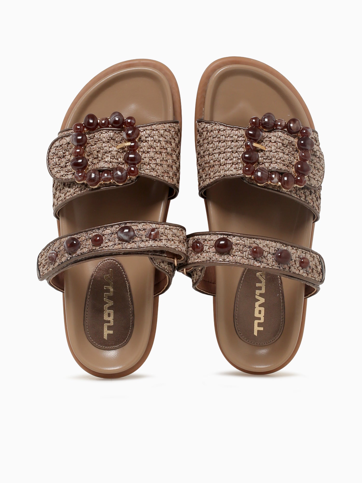 Kailis Brown Raffia Brown / 5 / M