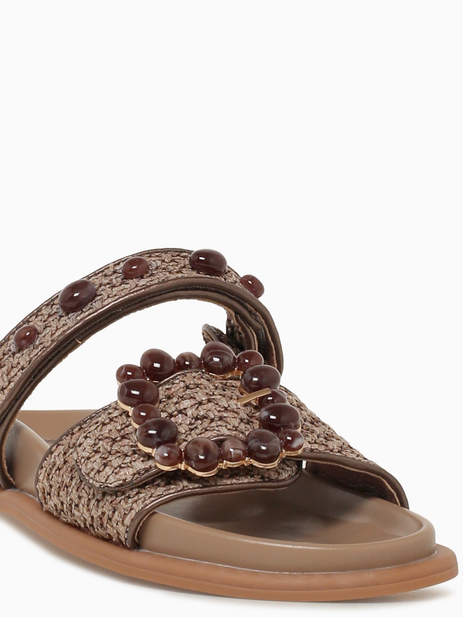 Kailis Brown Raffia Brown / 5 / M