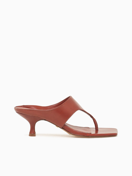 Ayla Burnt Wood Touino Leather Tan / 5 / M