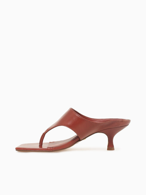 Ayla Burnt Wood Touino Leather Tan / 5 / M