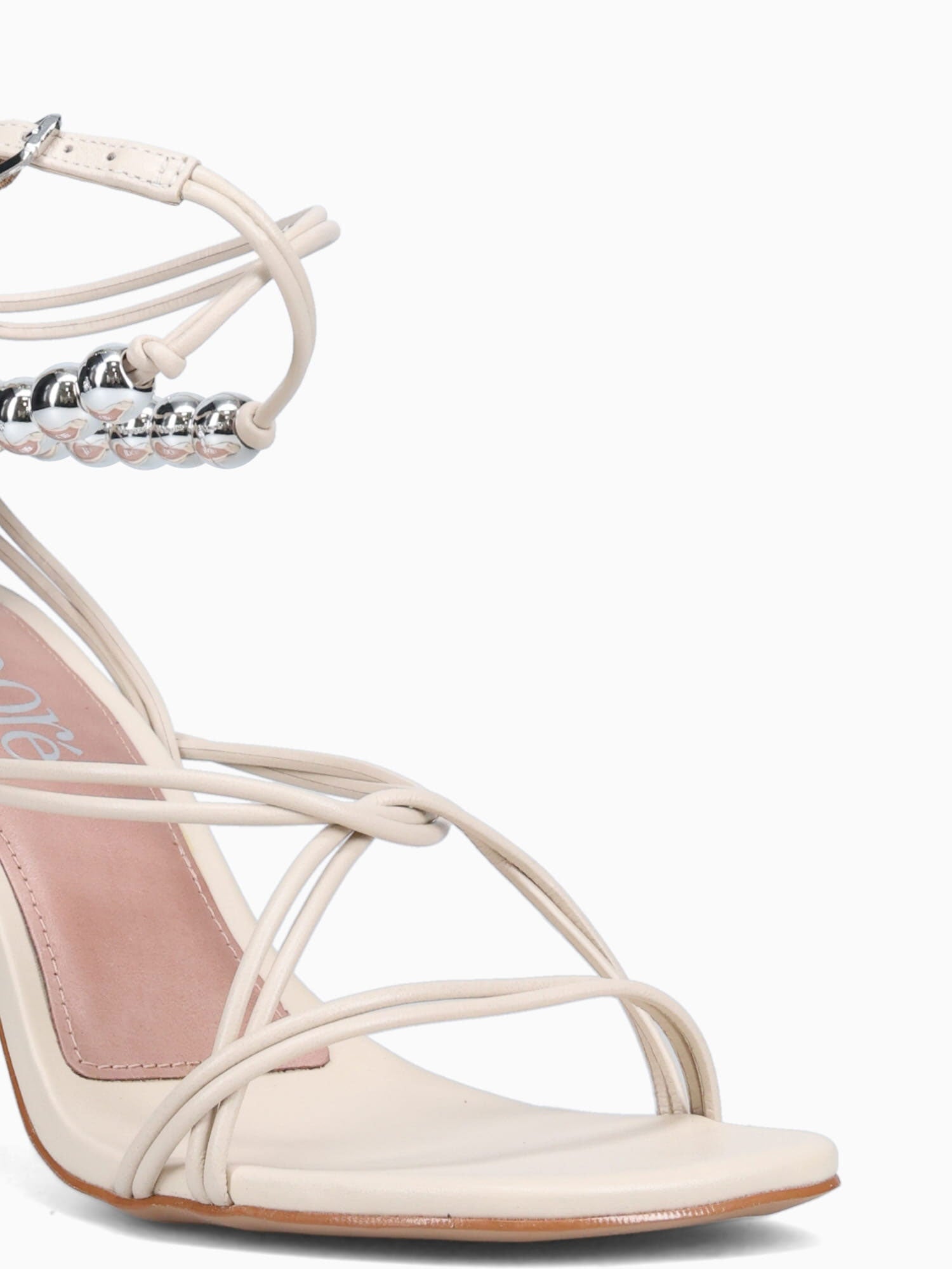 Evelina Off White Leather Off White / 5 / M