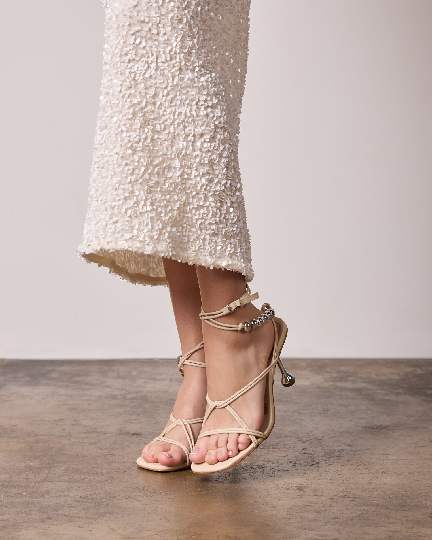 Evelina Off White Leather