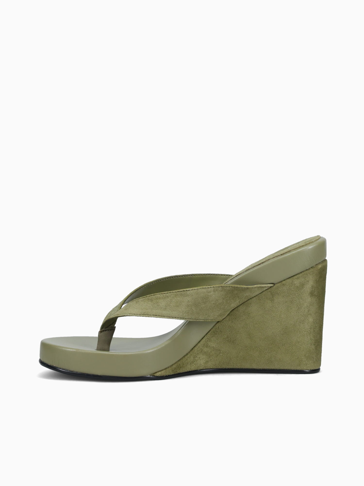 Liezel Olive Suede Dark Green / 5 / M