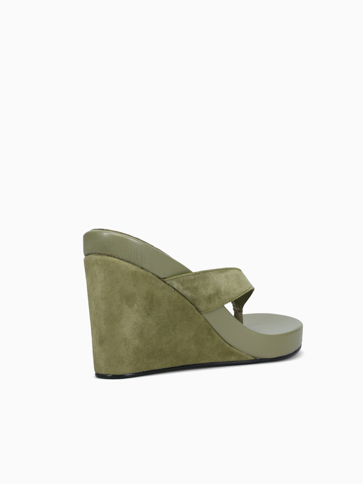 Liezel Olive Suede Dark Green / 5 / M