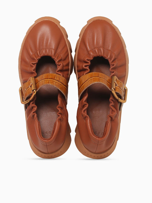 Tura Cove Brown Leather Brown / 36 / M