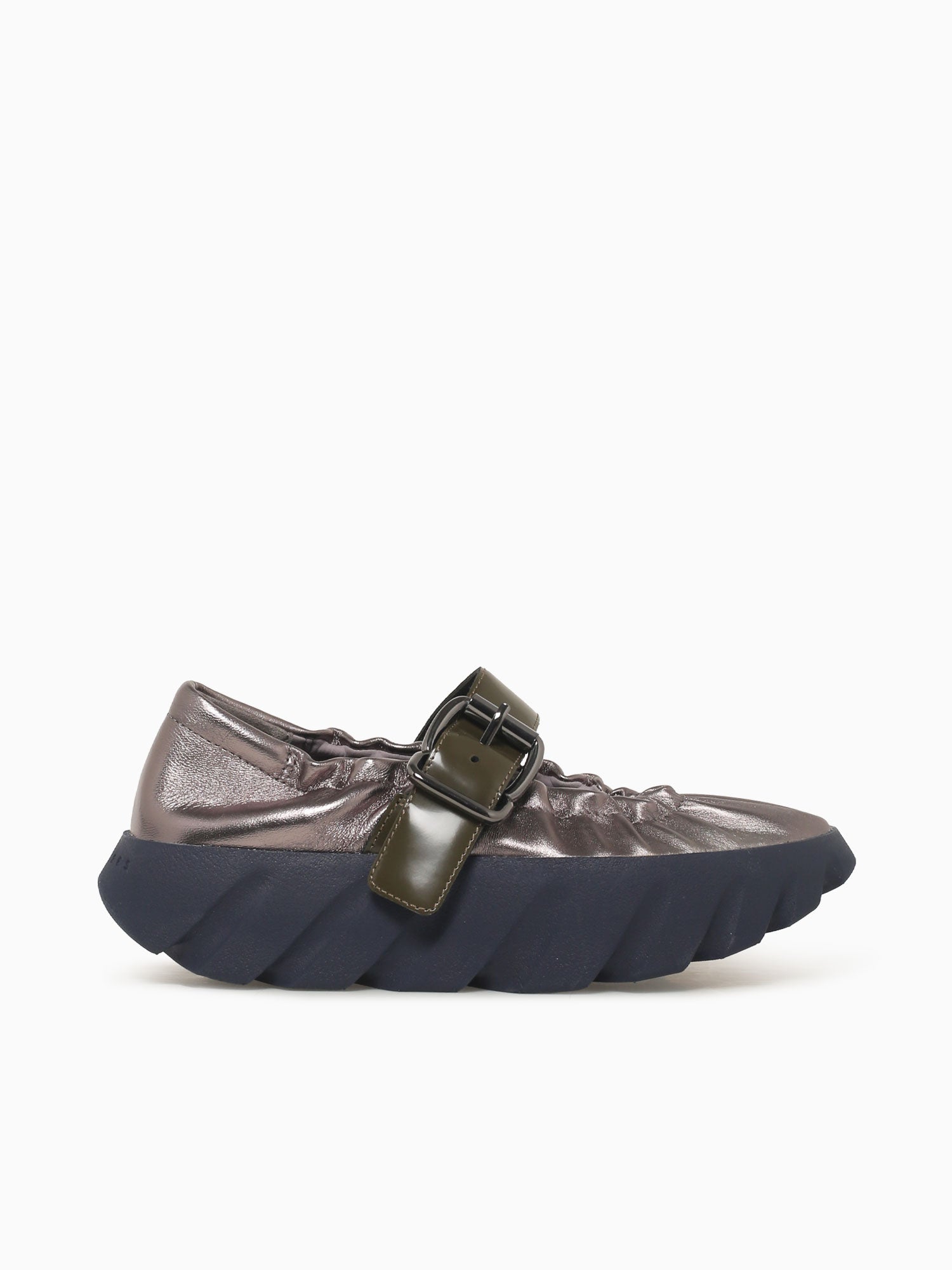 Tura Cove Gunmental Leather Pewter / 36 / M