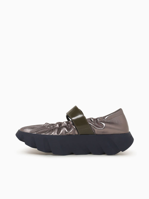 Tura Cove Gunmental Leather Pewter / 36 / M