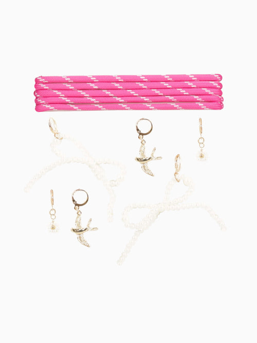 Pink Cord Charm Kit Pink
