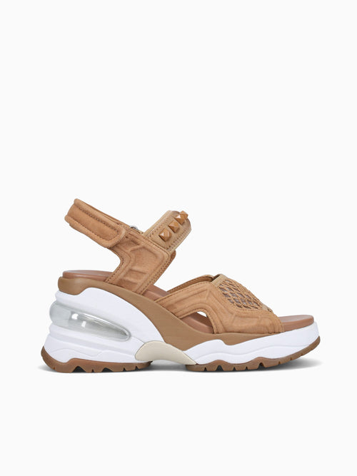 Diva Moka Lycra Suede Tan / 36 / M