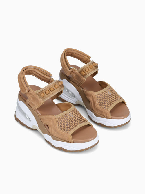 Diva Moka Lycra Suede Tan / 36 / M