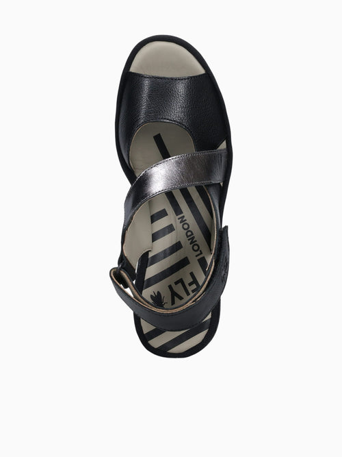 Basy605fly Black Graphite leather Black / 36 / M