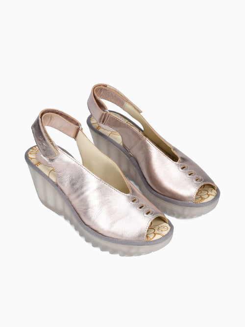 Yeay387fly Gold Sahara leather Gold / 36 / M