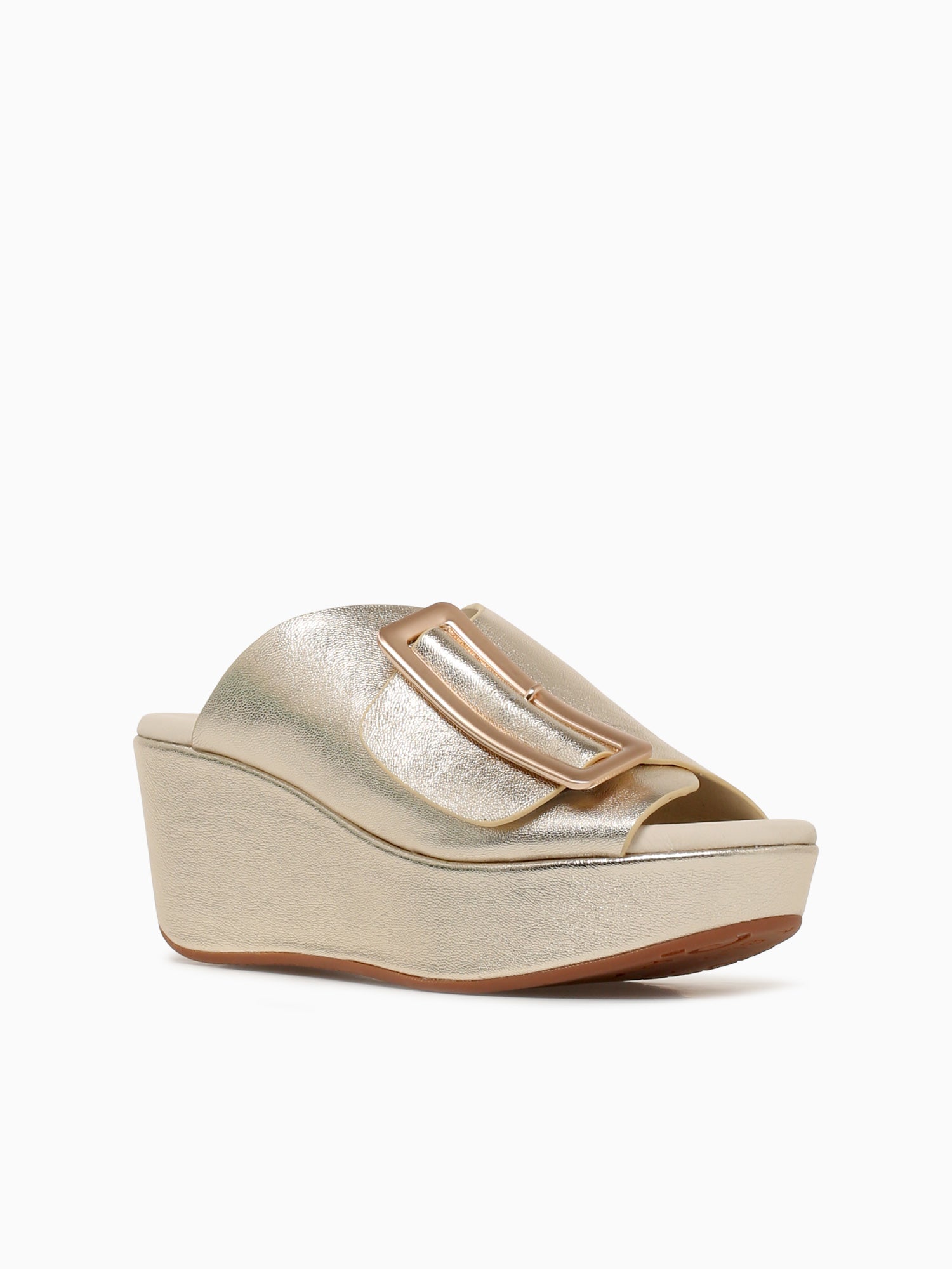 Yasha Gold Leather Gold / 6 / M