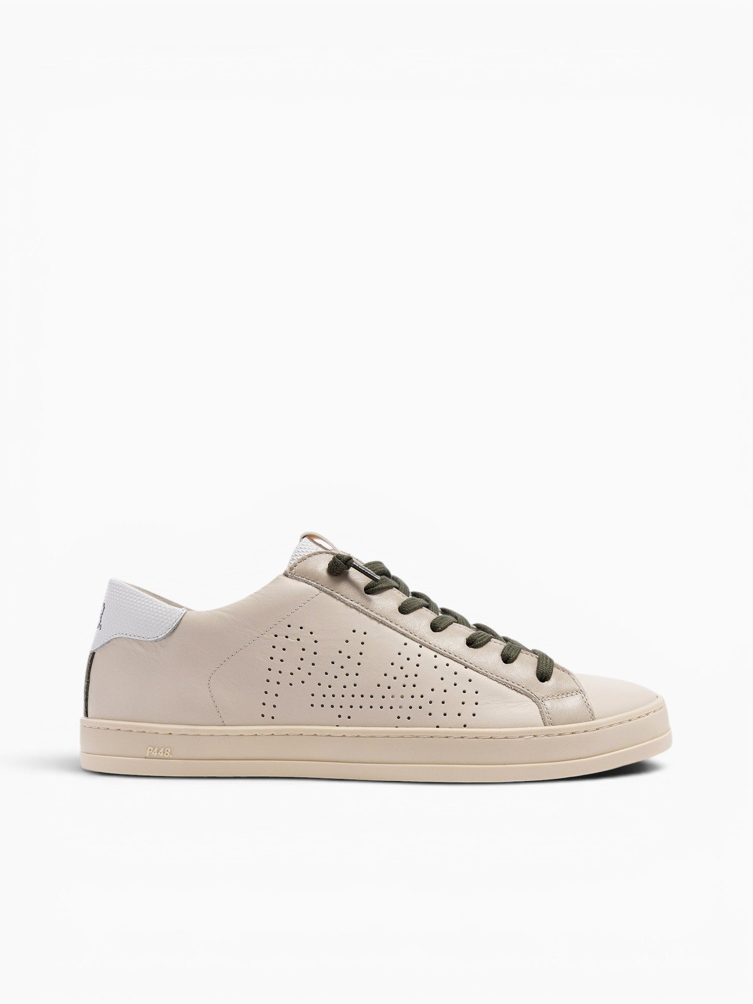 John Cream Leather Off White / 41 / M