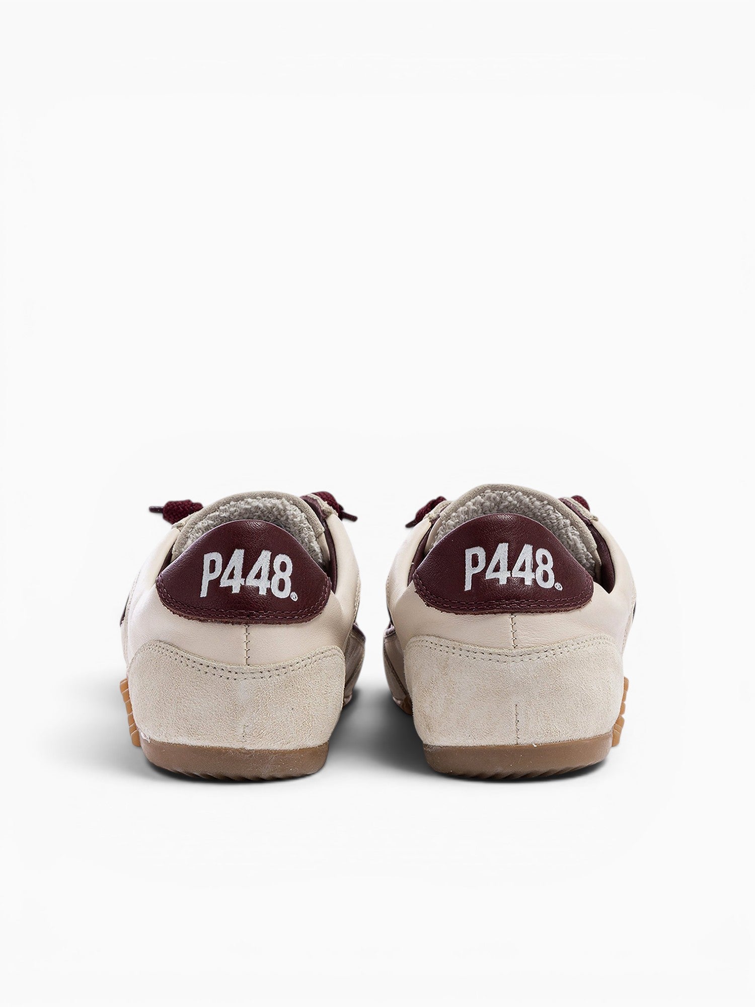 Lisbon Cream Burgundy leather Suede Off White / 36 / M