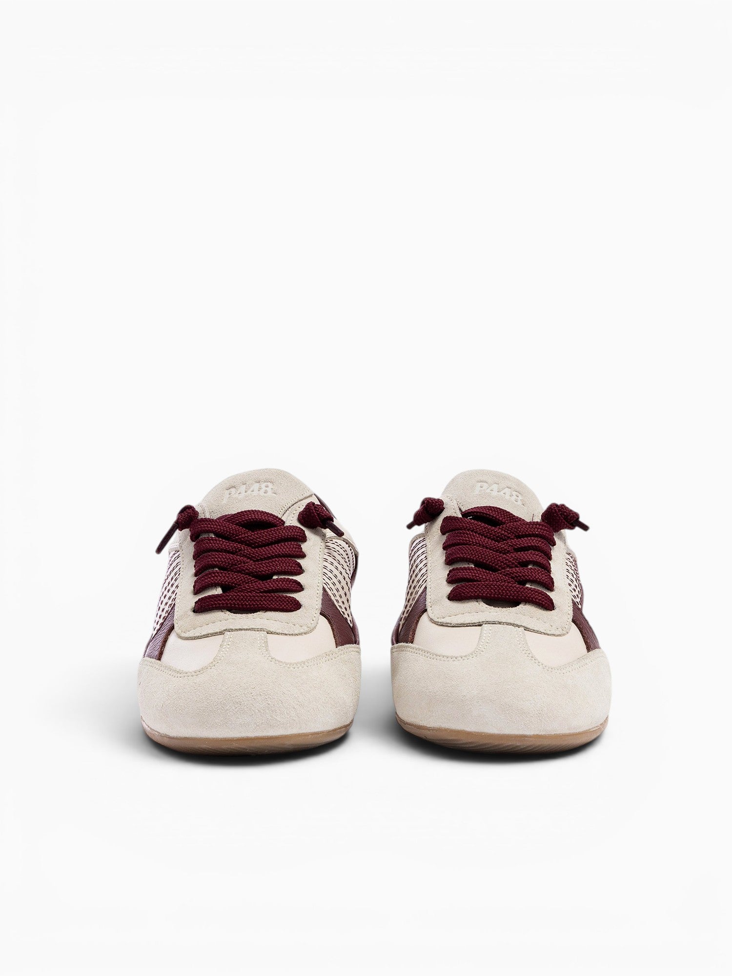 Lisbon Cream Burgundy leather Suede Off White / 36 / M