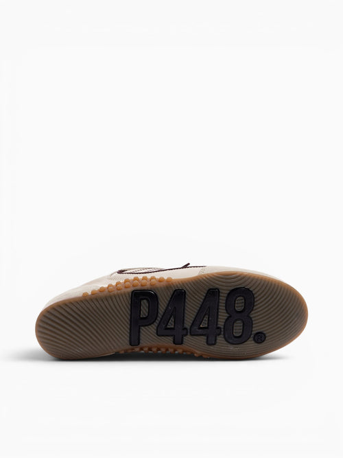 Lisbon Cream Burgundy leather Suede Off White / 36 / M